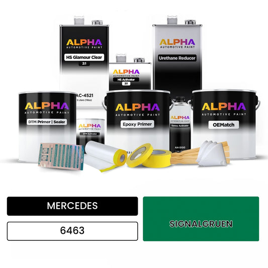 MERCEDES Signal Green 6463 OEMatch Vehicle Paint Kit