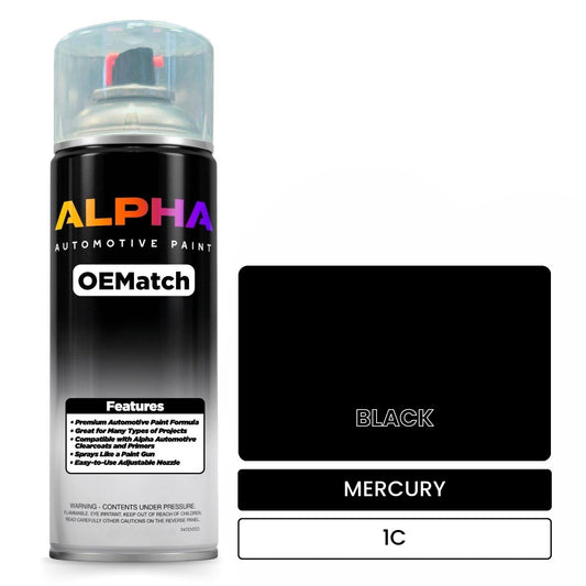 MERCURY BLACK 1C OEMatch Spraycan