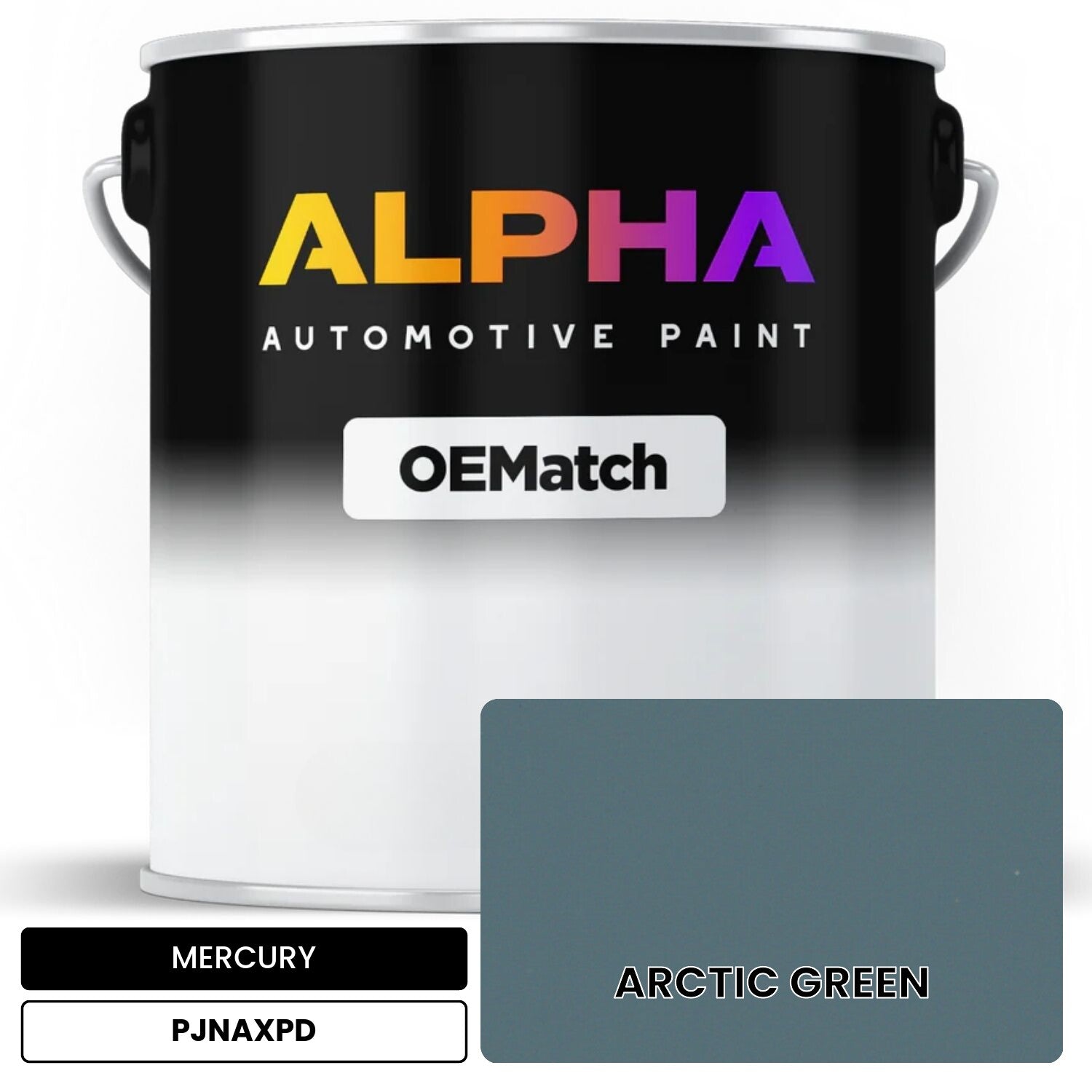 MERCURY ARCTIC GREEN PJNAXPD OEMatch Basecoat