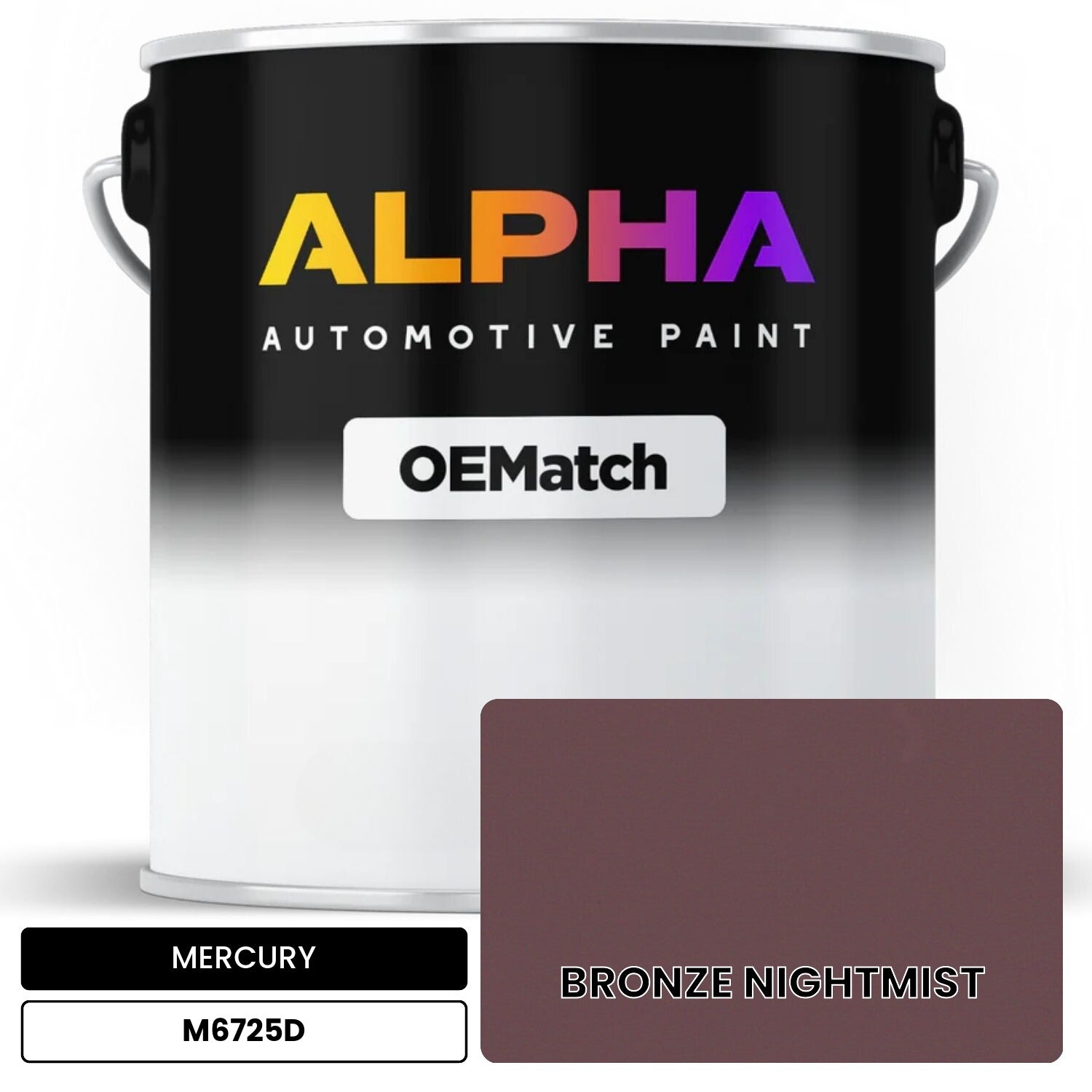 MERCURY BRONZE NIGHTMIST M6725D OEMatch Basecoat