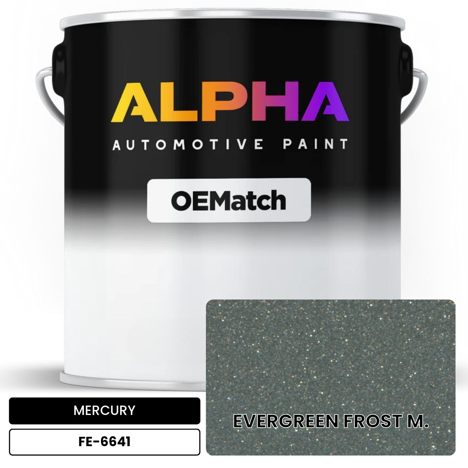 MERCURY EVERGREEN FROST M. FE-6641 OEMatch Basecoat