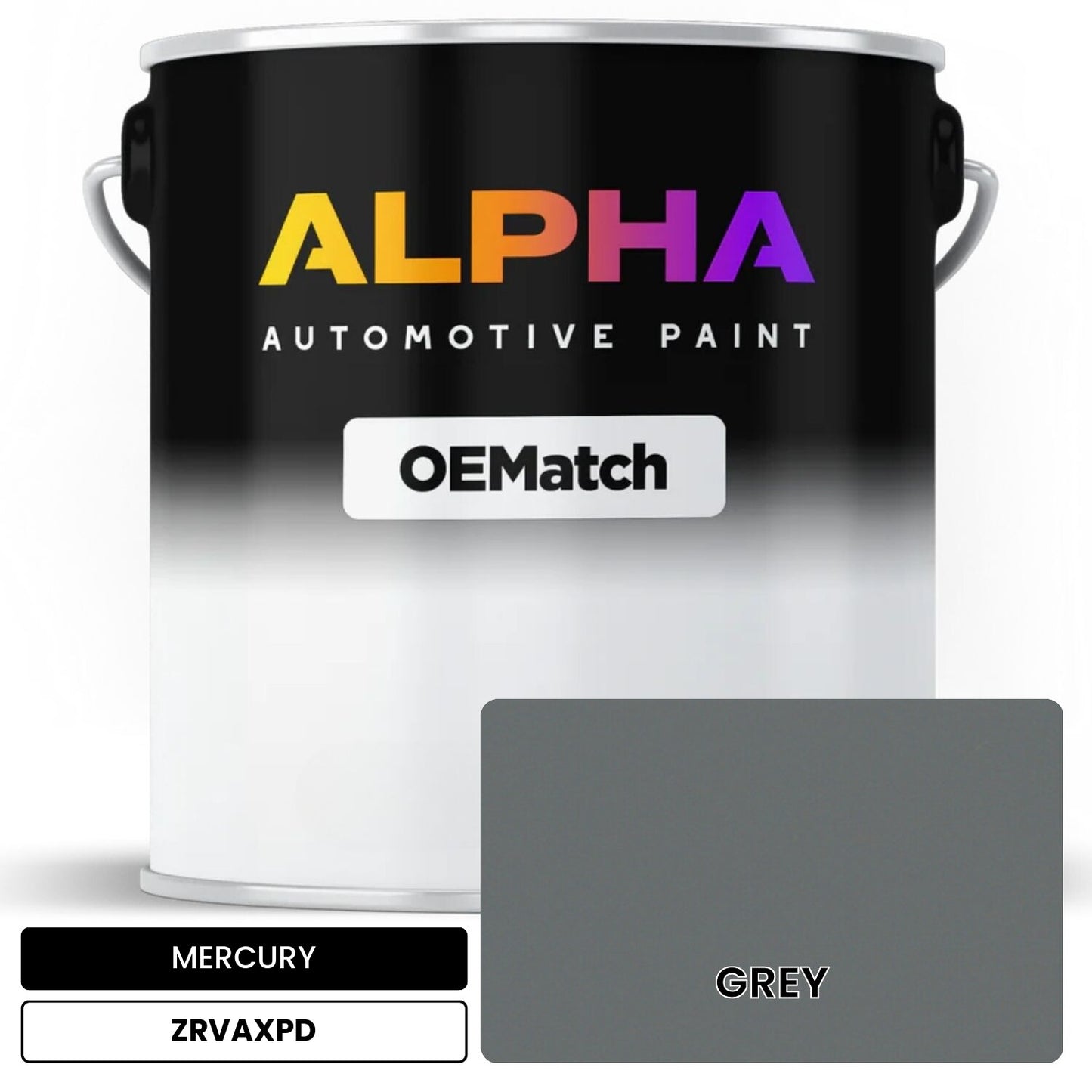 MERCURY GREY ZRVAXPD OEMatch Basecoat