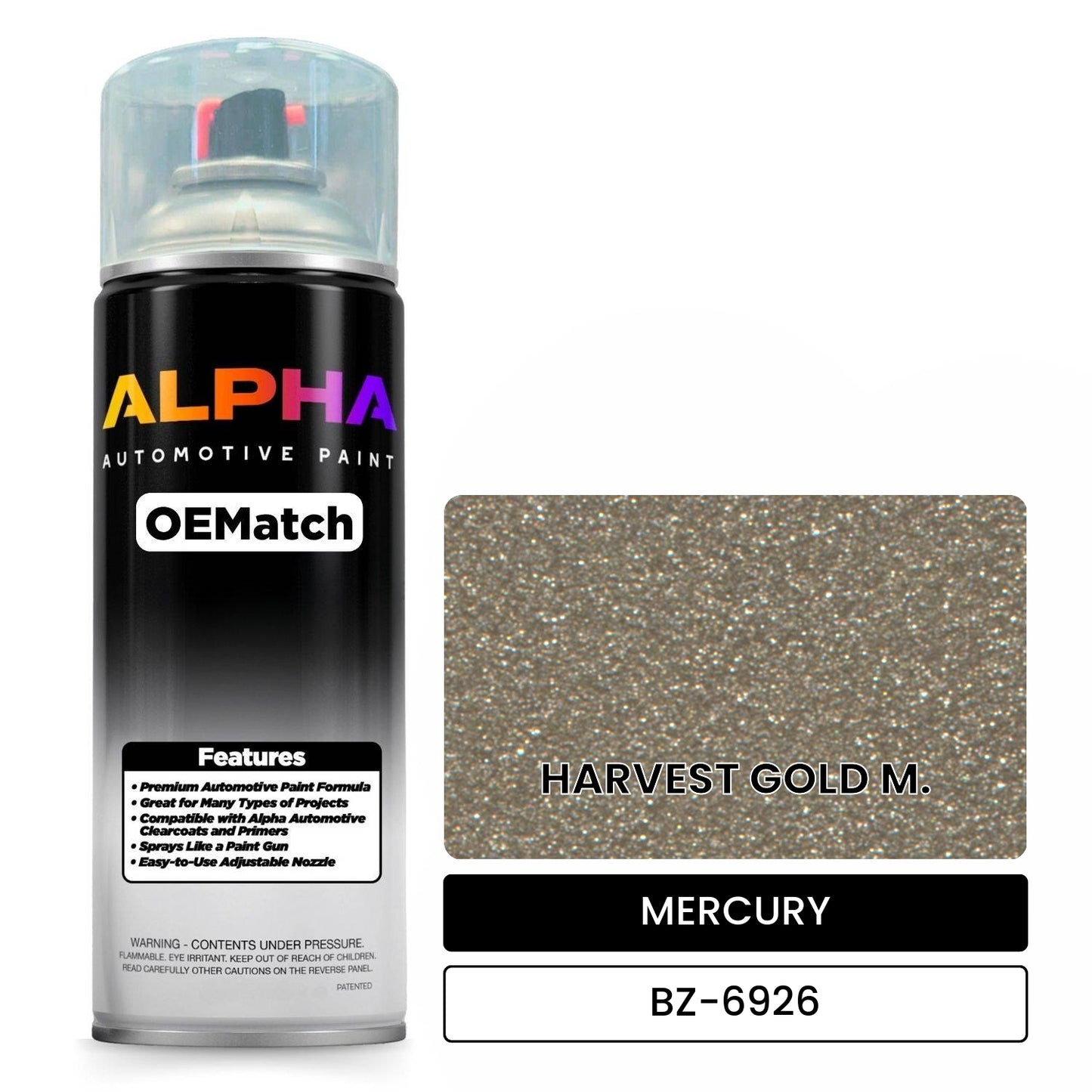 MERCURY HARVEST GOLD M. BZ-6926 OEMatch Spraycan