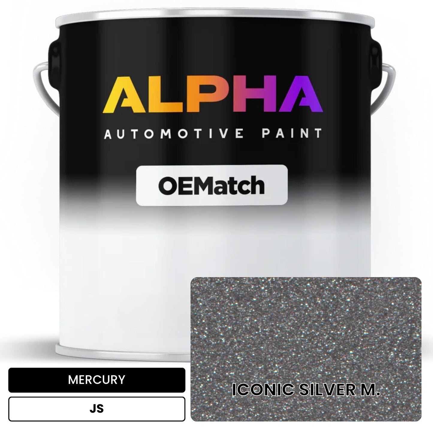 MERCURY ICONIC SILVER M. JS OEMatch Basecoat