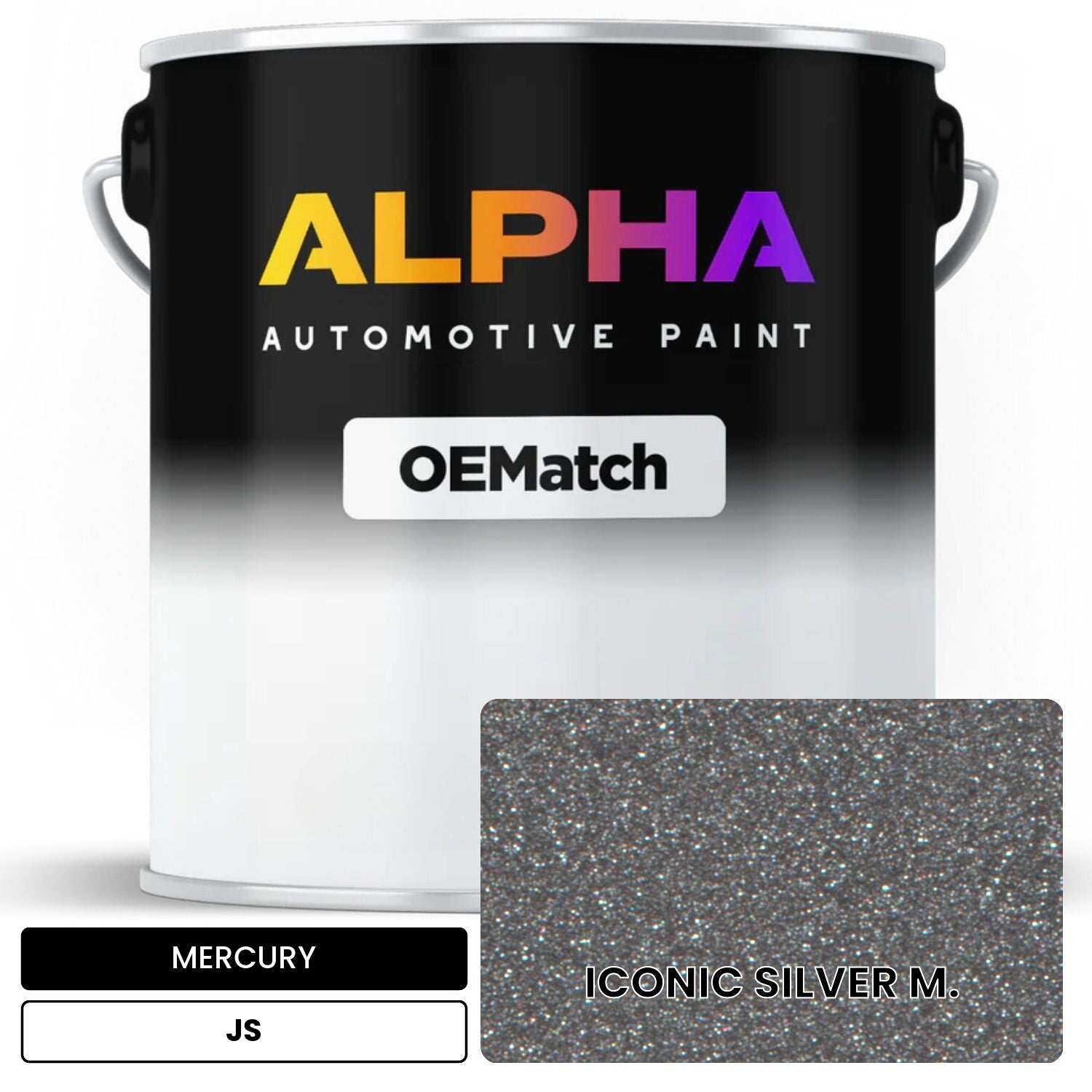 MERCURY ICONIC SILVER M. JS OEMatch Basecoat