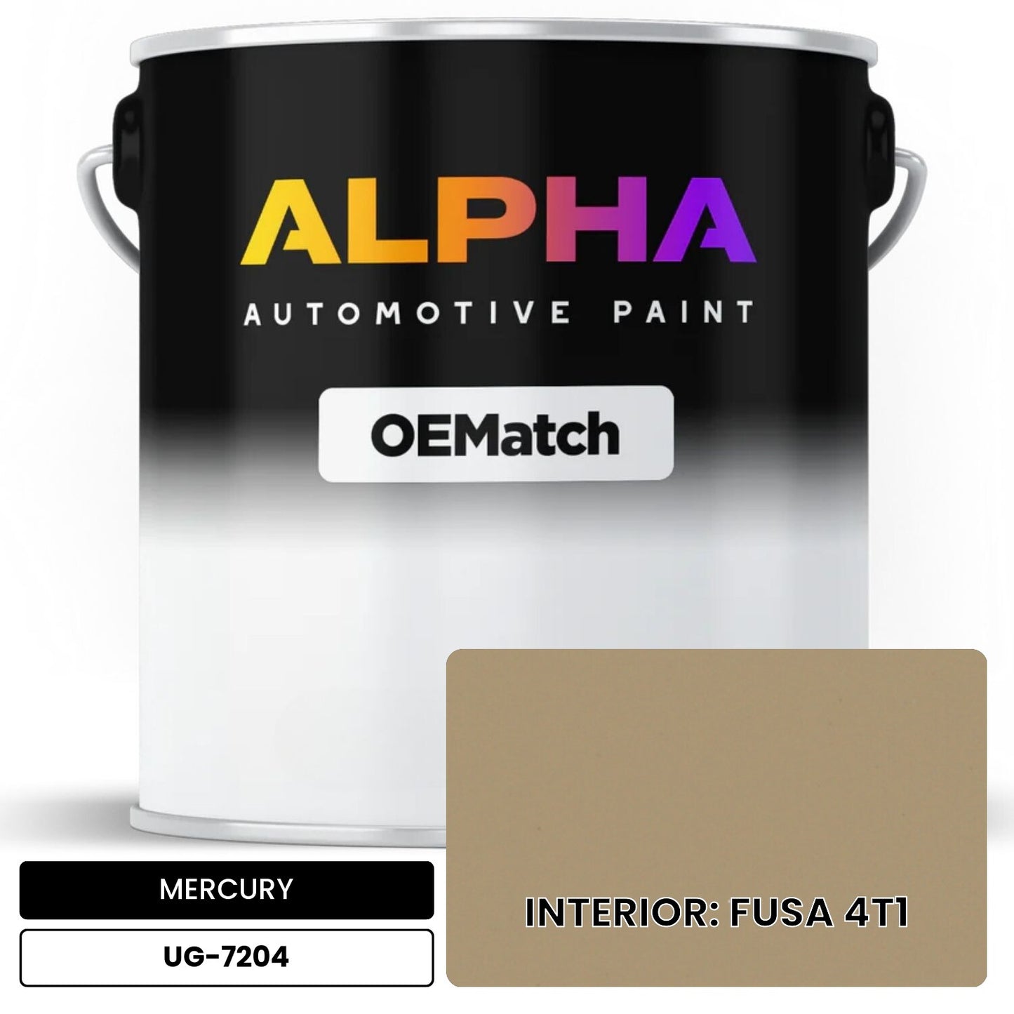 MERCURY INTERIOR: FUSA 4T1 UG-7204 OEMatch Basecoat