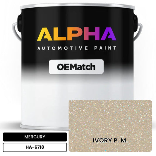 MERCURY IVORY P. M. HA-6718 OEMatch Basecoat