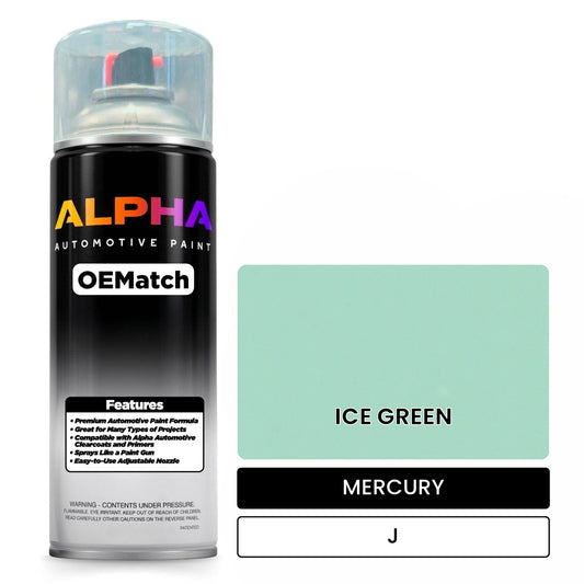MERCURY ICE GREEN J OEMatch Spraycan
