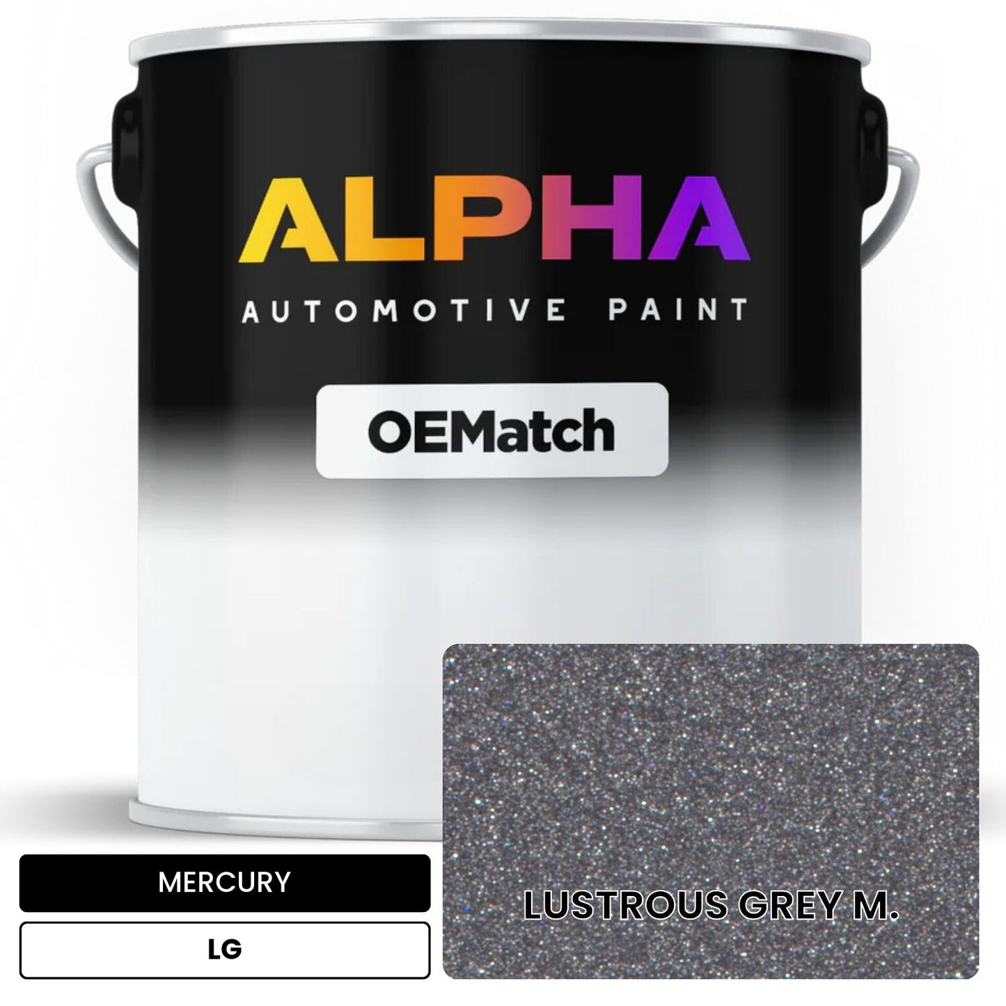 MERCURY LUSTROUS GREY M. LG OEMatch Basecoat