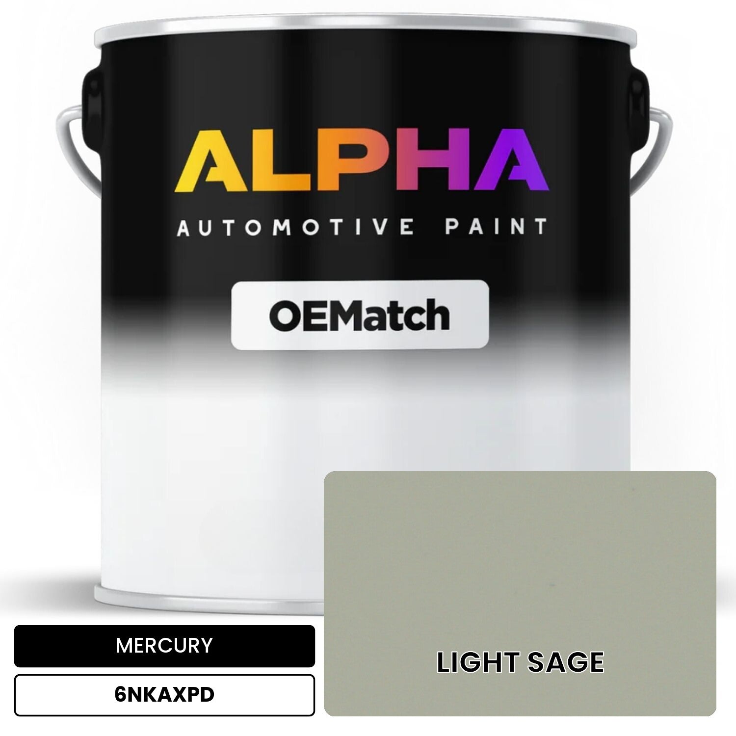 MERCURY LIGHT SAGE 6NKAXPD OEMatch Basecoat