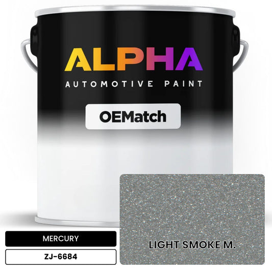 MERCURY LIGHT SMOKE M. ZJ-6684 OEMatch Basecoat