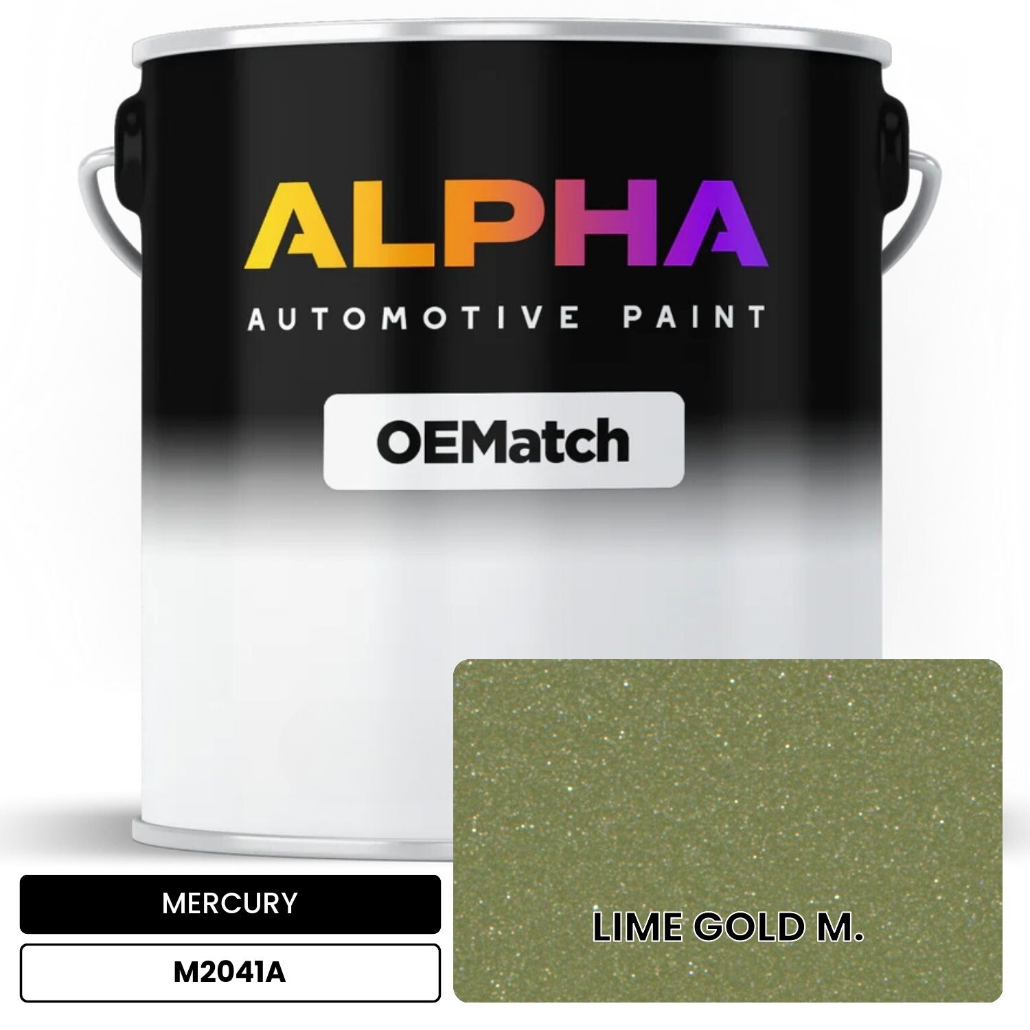 MERCURY LIME GOLD M. M2041A OEMatch Basecoat