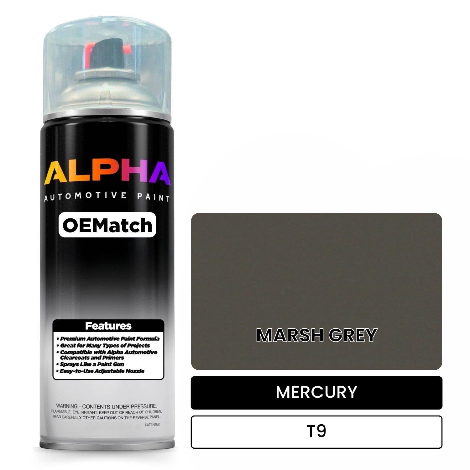 MERCURY MARSH GREY T9 OEMatch Spraycan