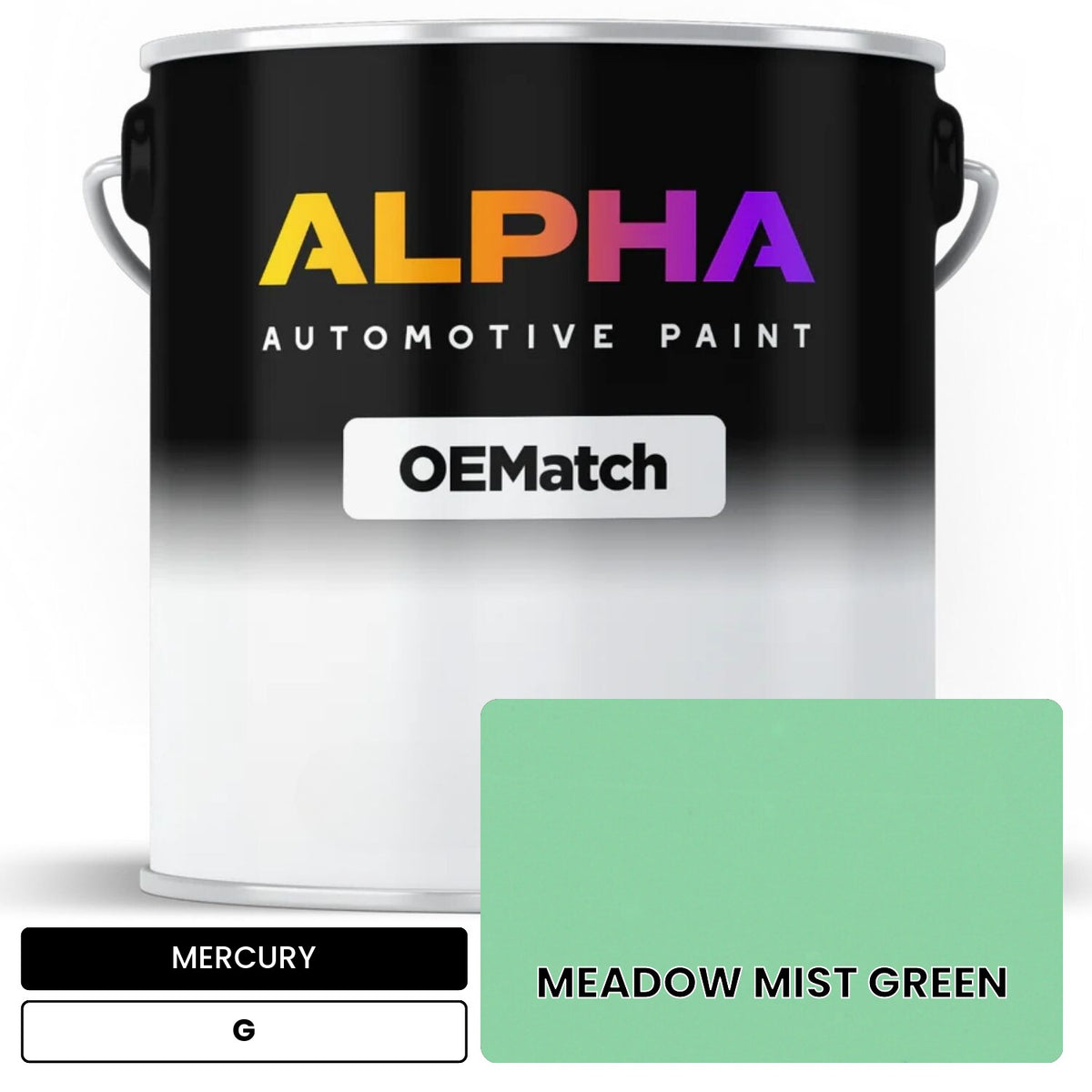 MERCURY MEADOW MIST GREEN G OEMatch Basecoat