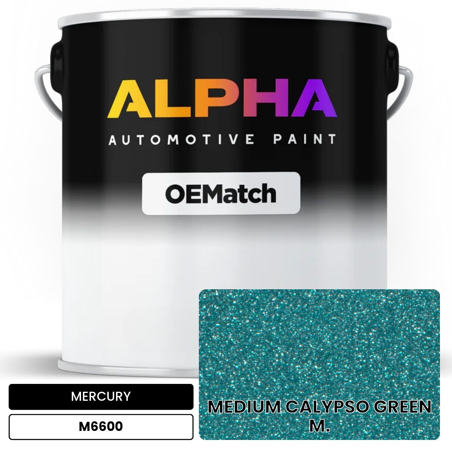 MERCURY MEDIUM CALYPSO GREEN M. M6600 OEMatch Basecoat