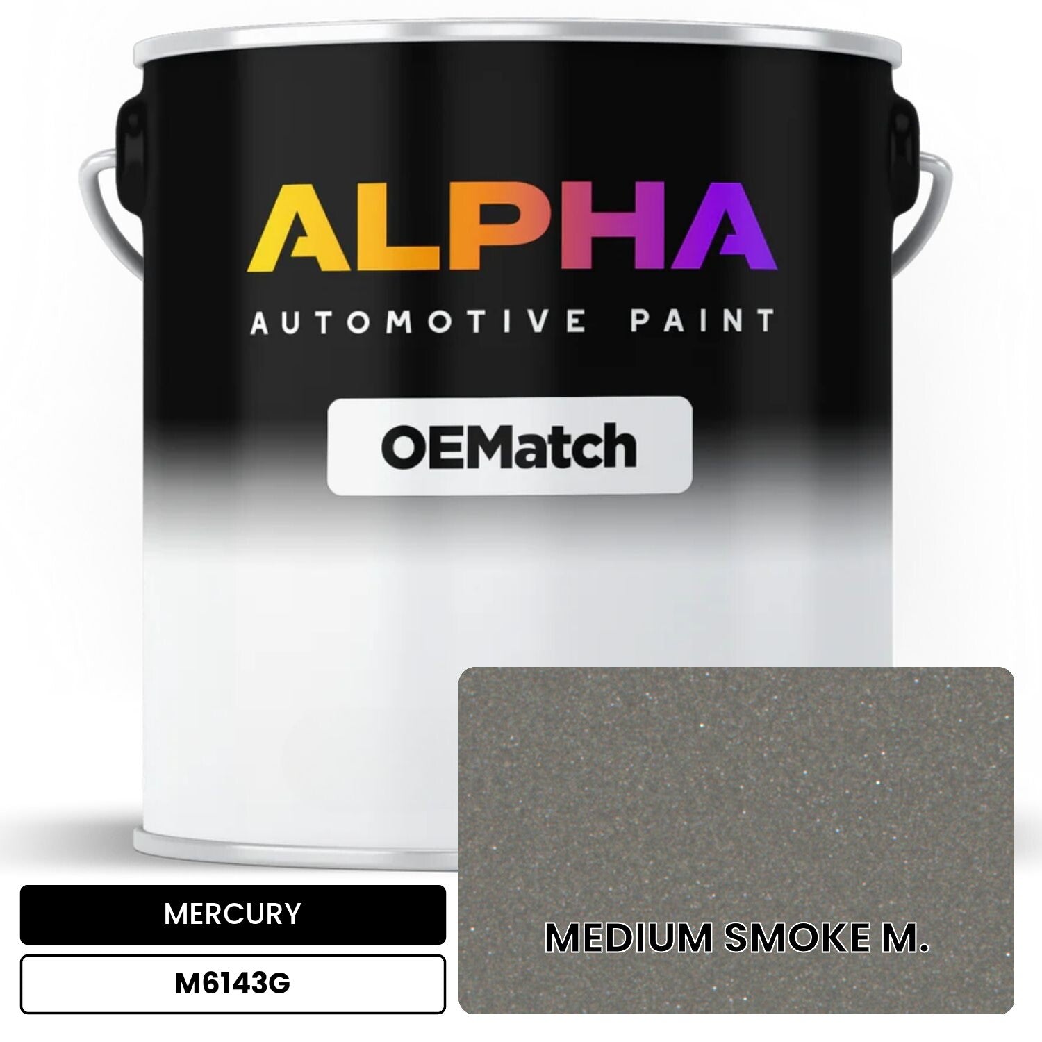 MERCURY MEDIUM SMOKE M. M6143G OEMatch Basecoat
