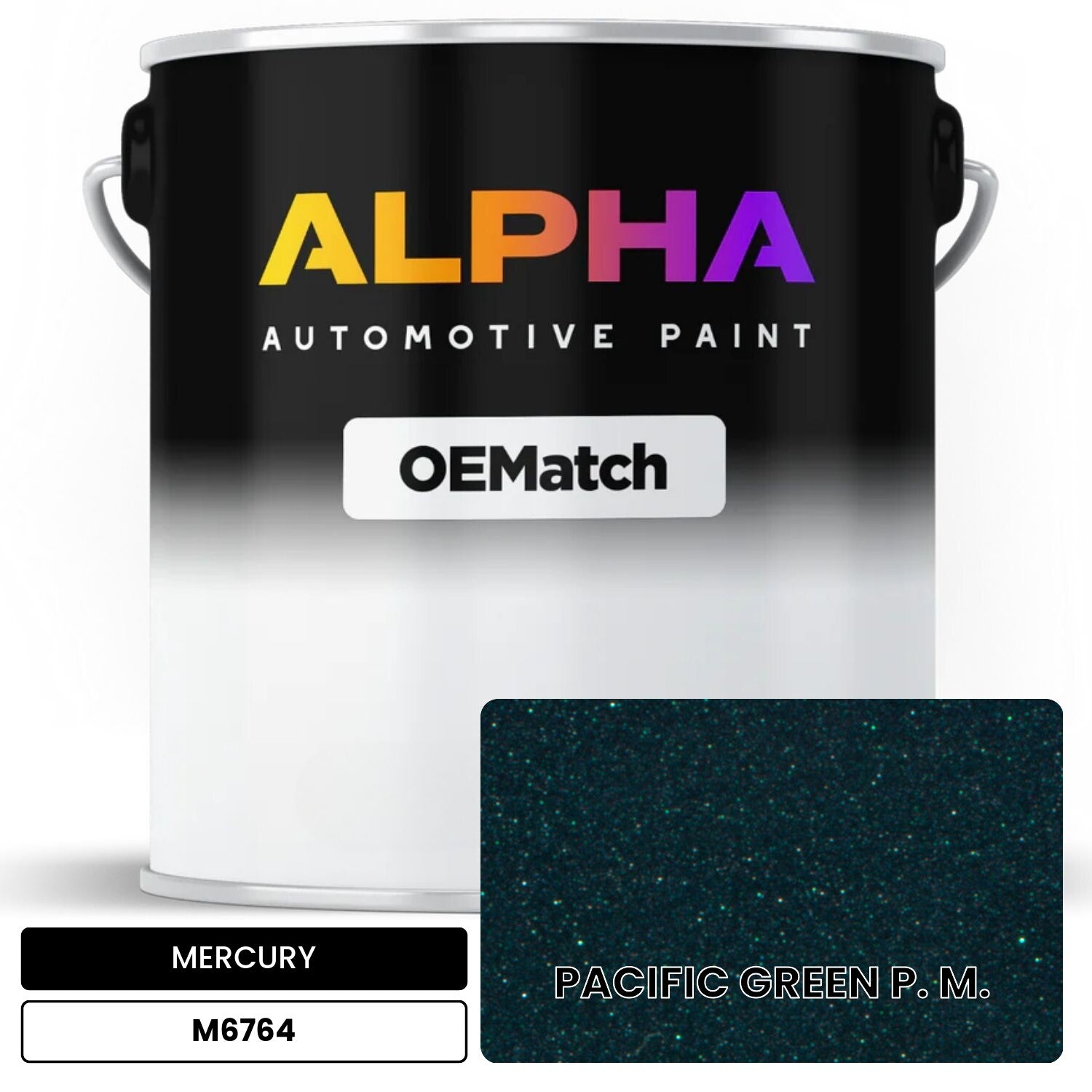 MERCURY PACIFIC GREEN P. M. M6764 OEMatch Basecoat