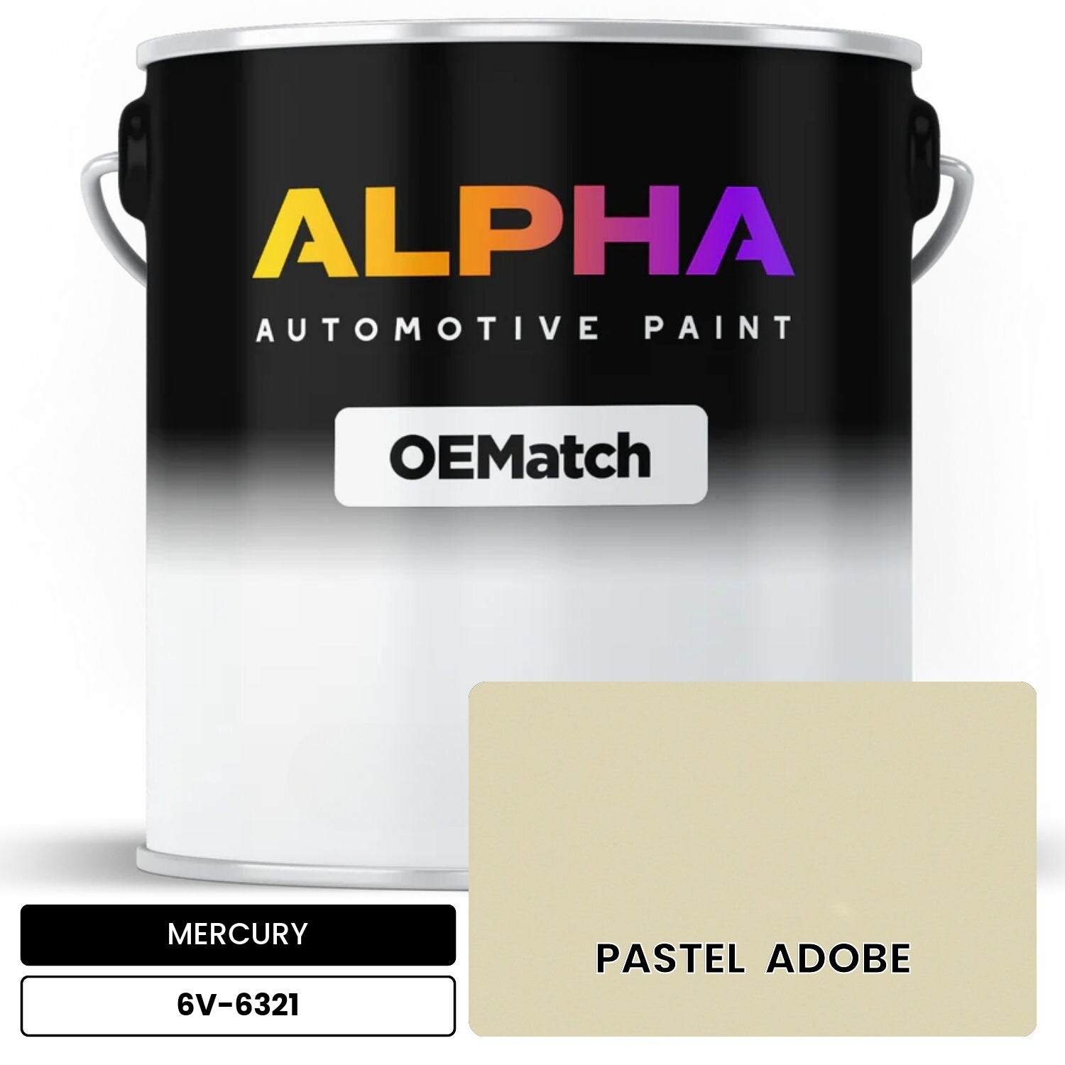 MERCURY PASTEL  ADOBE 6V-6321 OEMatch Basecoat