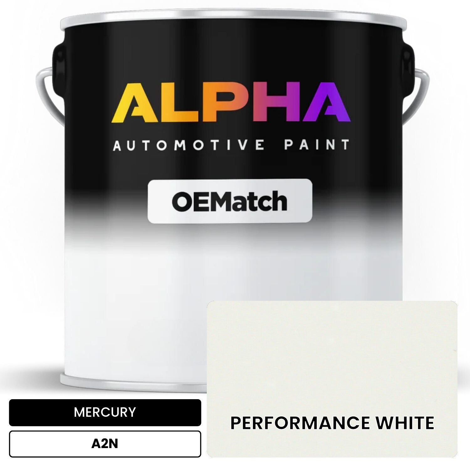 MERCURY PERFORMANCE WHITE A2N OEMatch Basecoat