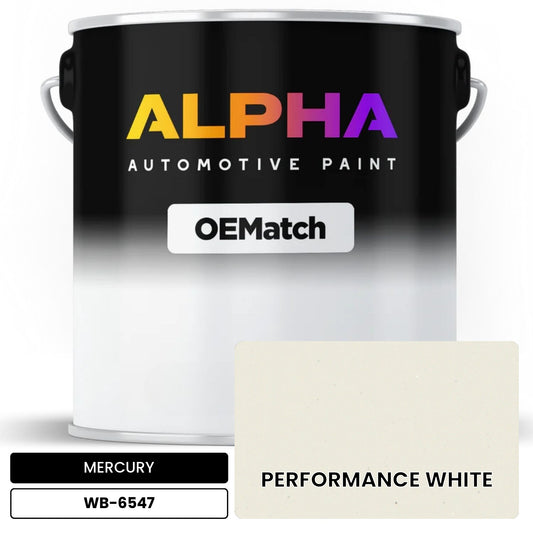 MERCURY PERFORMANCE WHITE WB-6547 OEMatch Basecoat
