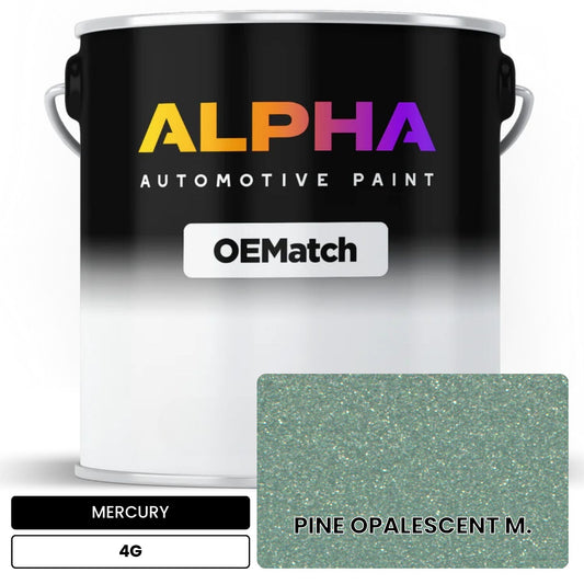 MERCURY PINE OPALESCENT M. 4G OEMatch Basecoat