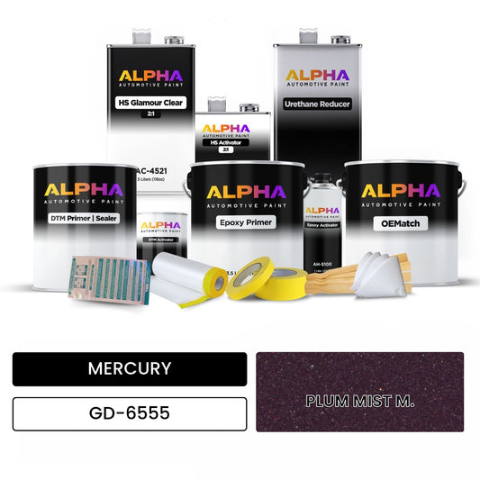 MERCURY PLUM MIST M. GD-6555 OEMatch Vehicle Paint Kit