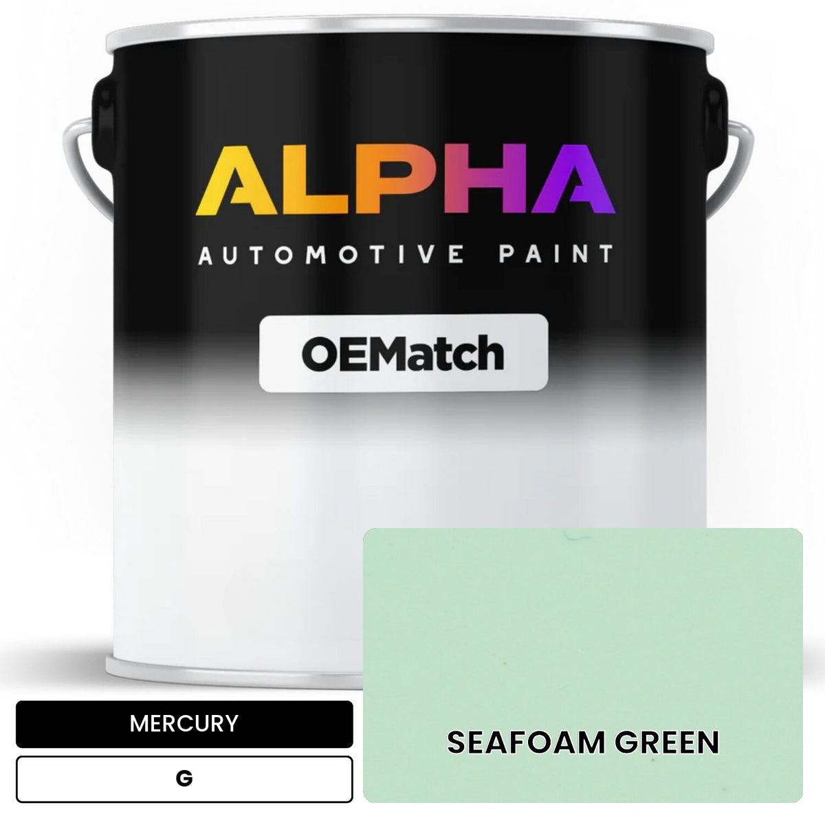 MERCURY SEAFOAM GREEN G OEMatch Basecoat