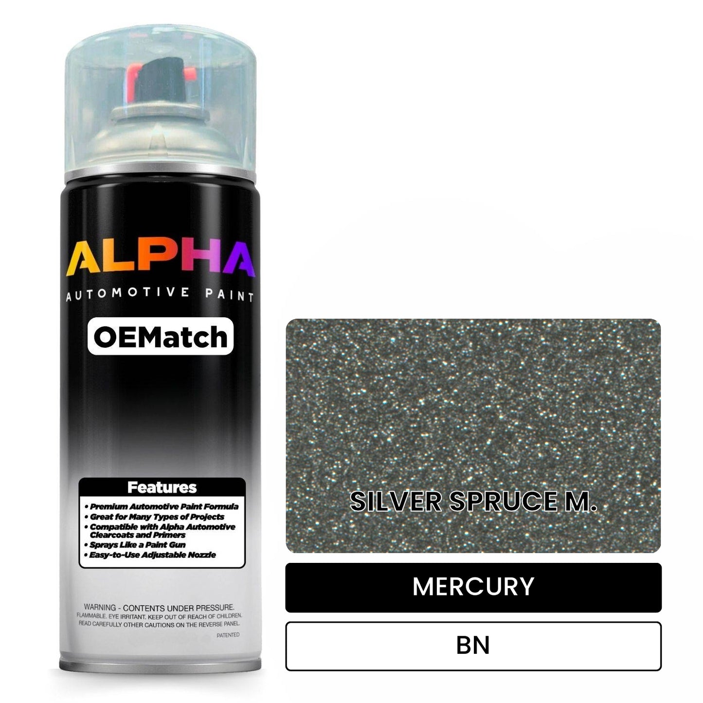 MERCURY SILVER SPRUCE M. BN OEMatch Spraycan