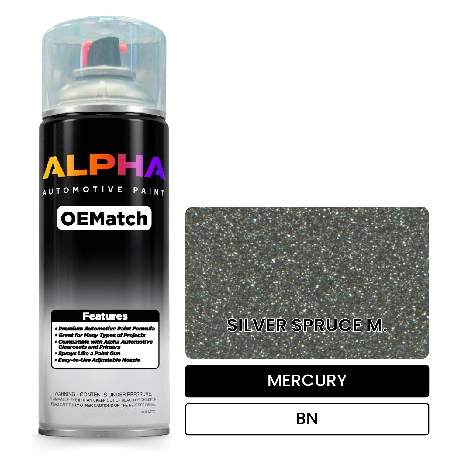 MERCURY SILVER SPRUCE M. BN OEMatch Spraycan