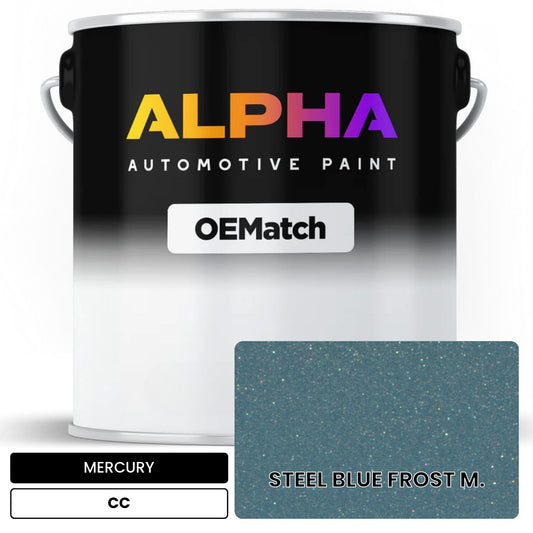 MERCURY STEEL BLUE FROST M. CC OEMatch Basecoat