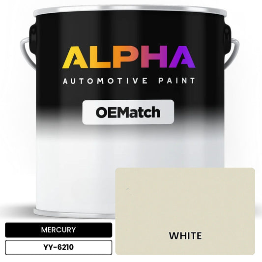 MERCURY WHITE YY-6210 OEMatch Basecoat