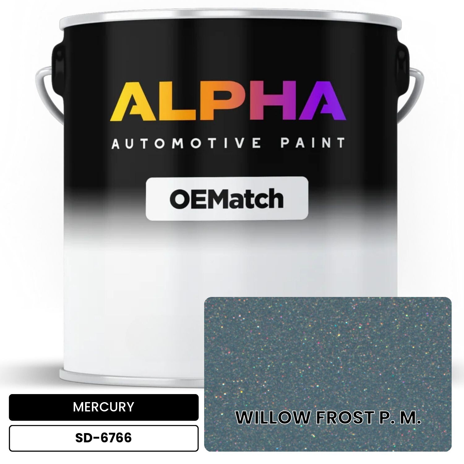 MERCURY WILLOW FROST P. M. SD-6766 OEMatch Basecoat