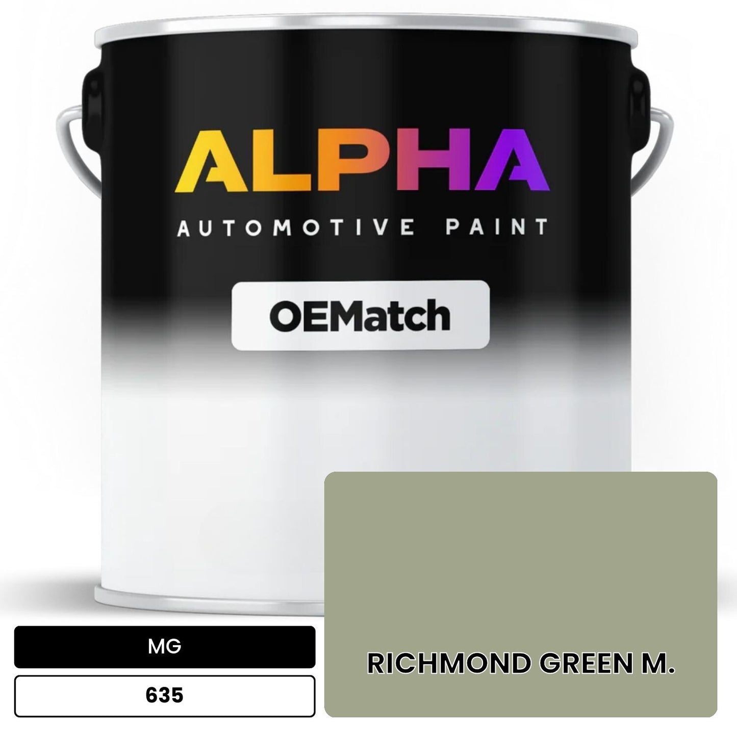 MG RICHMOND GREEN M. 635 OEMatch Basecoat