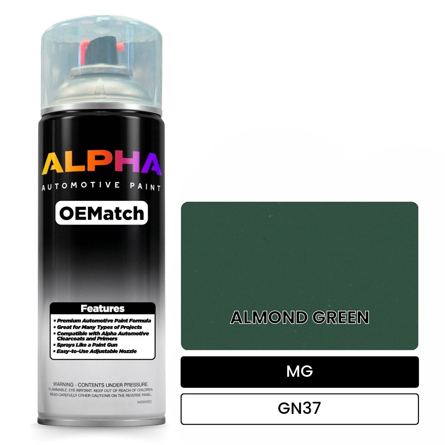 MG ALMOND GREEN GN37 OEMatch Spraycan