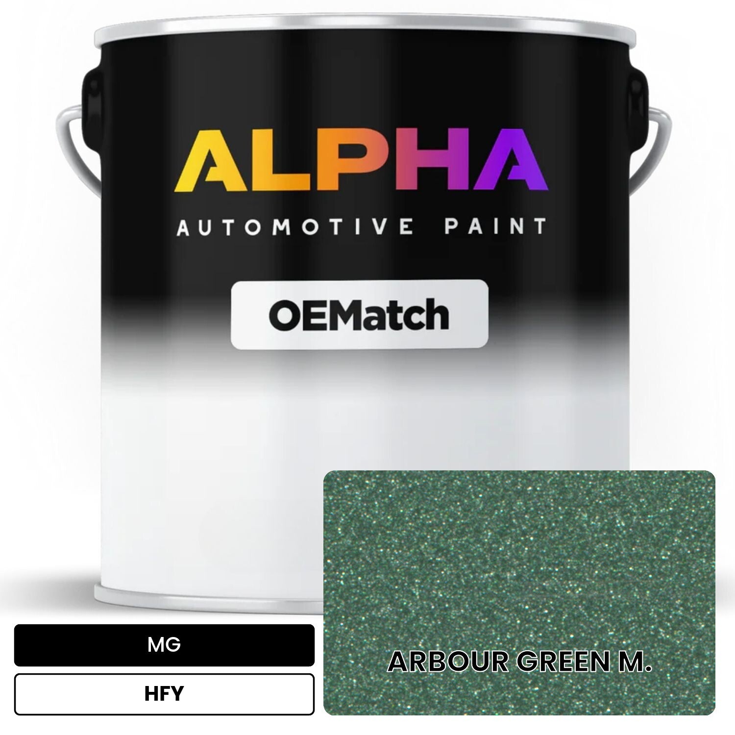 MG ARBOUR GREEN M. HFY OEMatch Basecoat