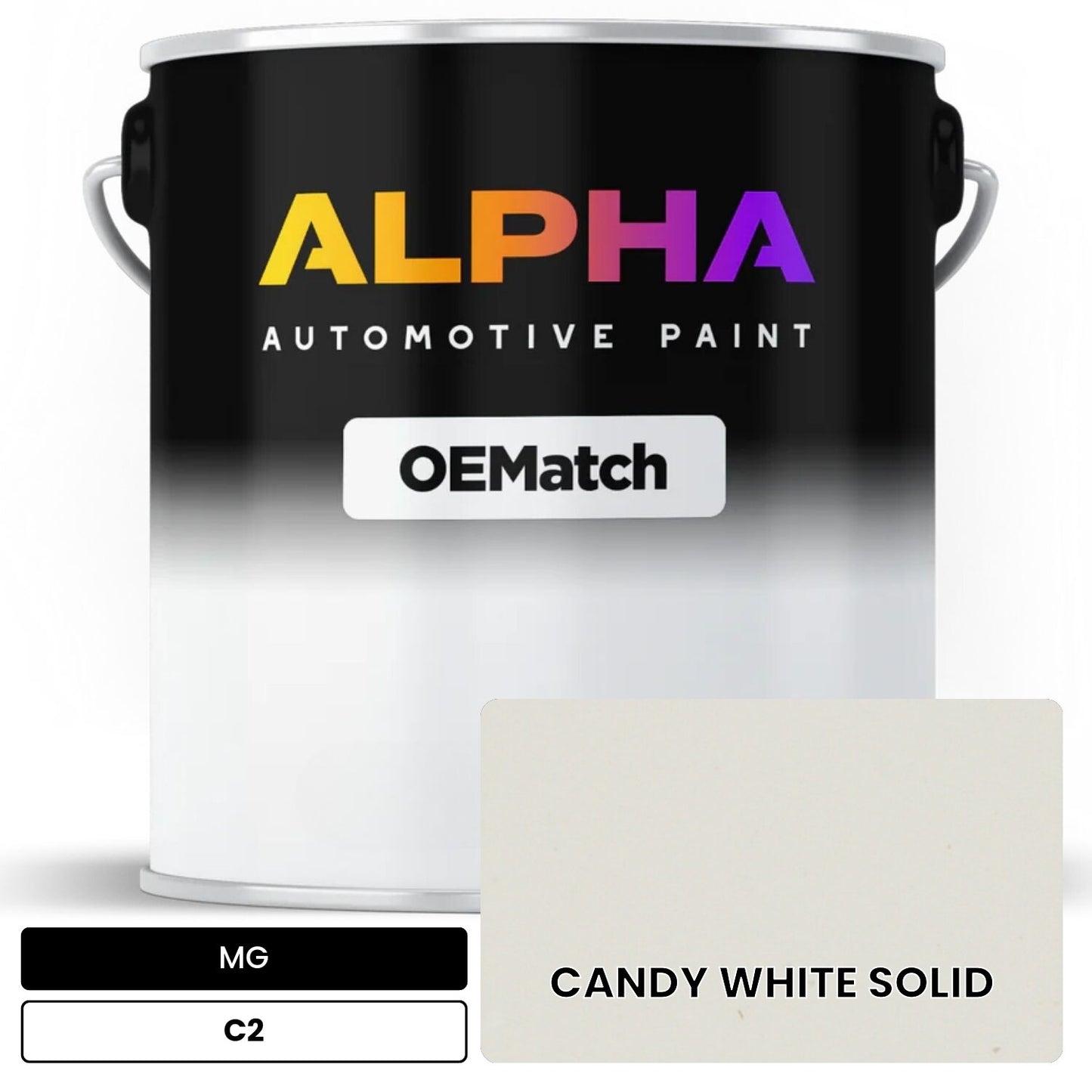 MG CANDY WHITE SOLID C2 OEMatch Basecoat