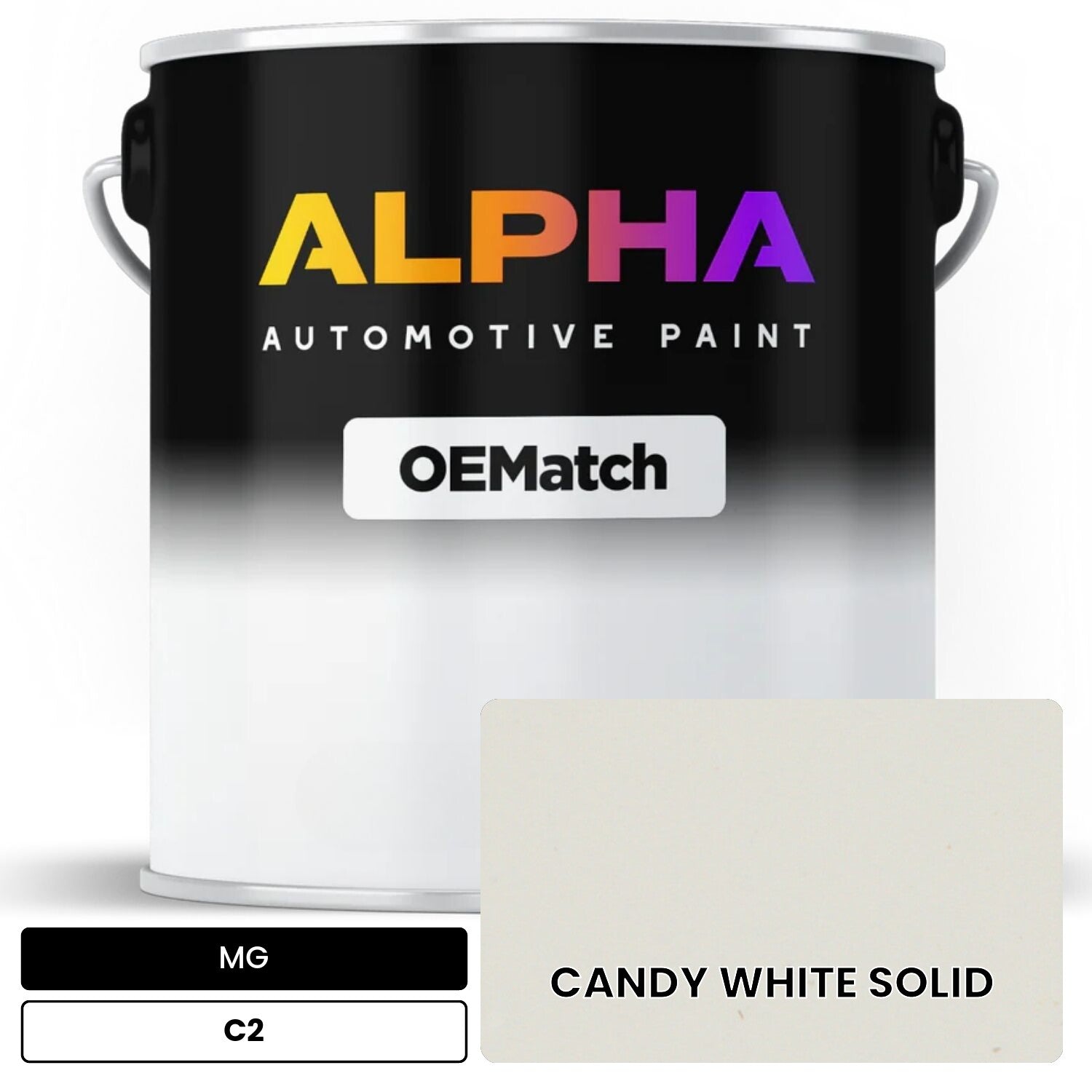 MG CANDY WHITE SOLID C2 OEMatch Basecoat