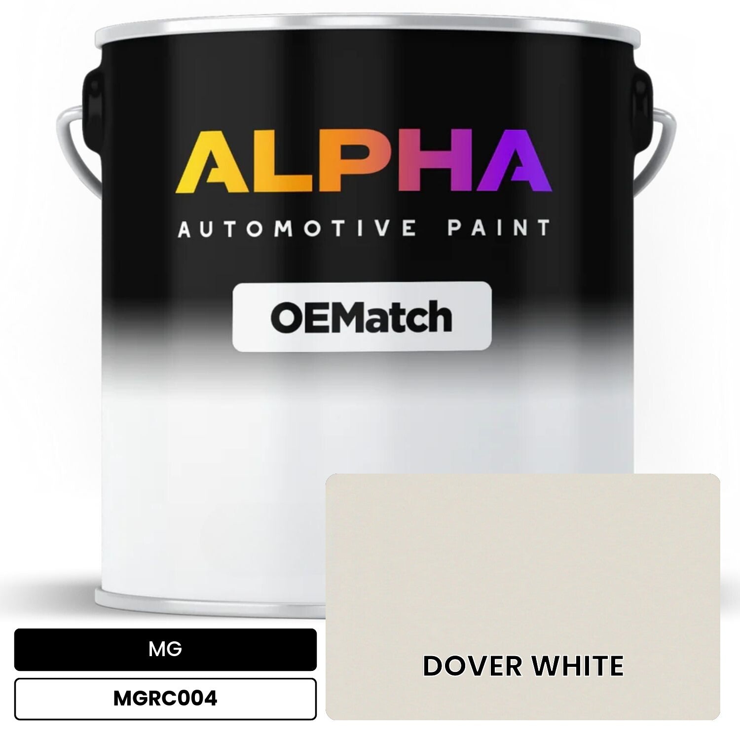 MG DOVER WHITE MGRC004 OEMatch Basecoat
