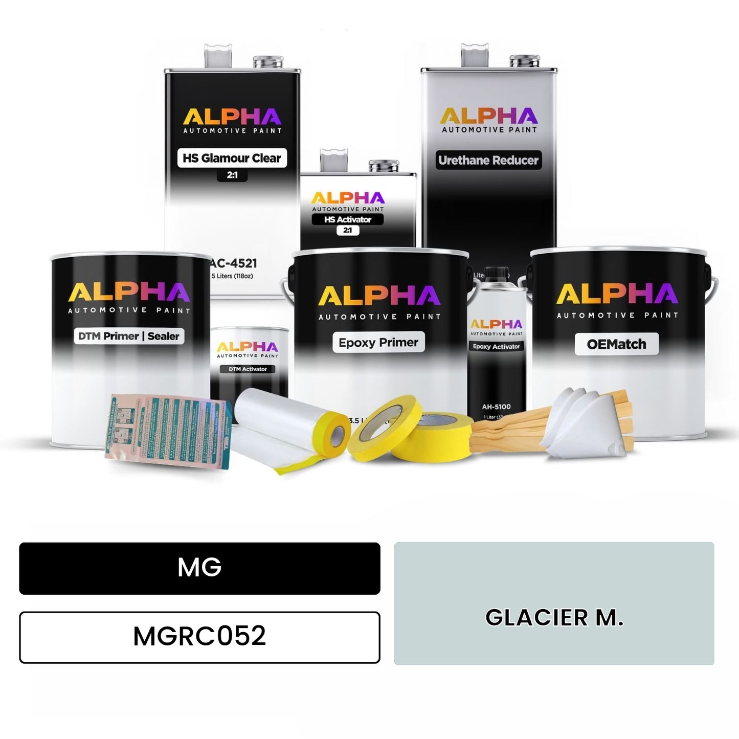 MG GLACIER M. MGRC052 OEMatch Vehicle Paint Kit