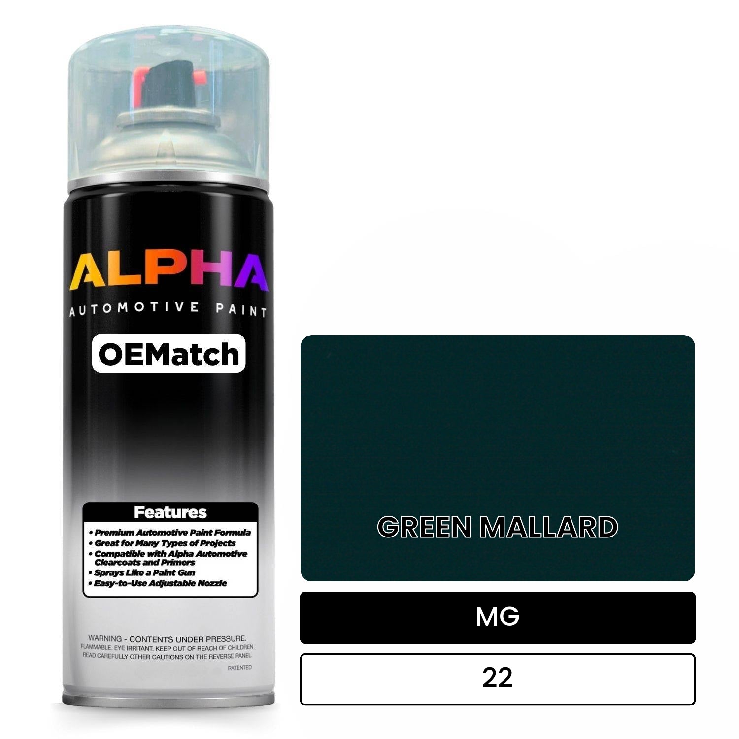 MG GREEN MALLARD 22 OEMatch Spraycan