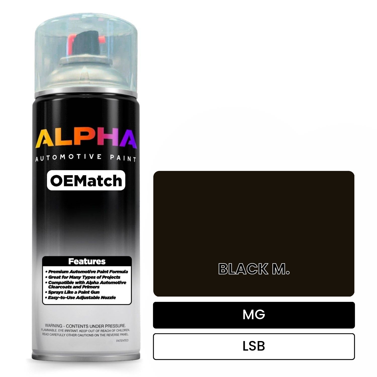 MG BLACK M. LSB OEMatch Spraycan