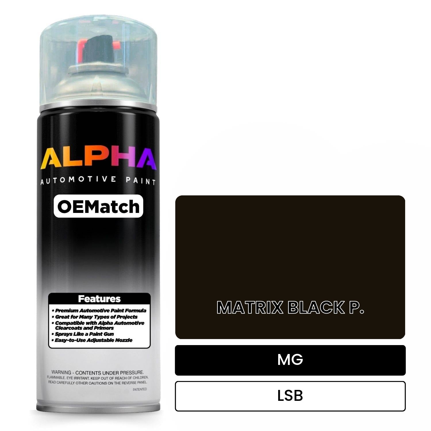 MG MATRIX BLACK P. LSB OEMatch Spraycan