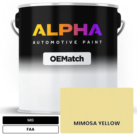 MG MIMOSA YELLOW FAA OEMatch Basecoat