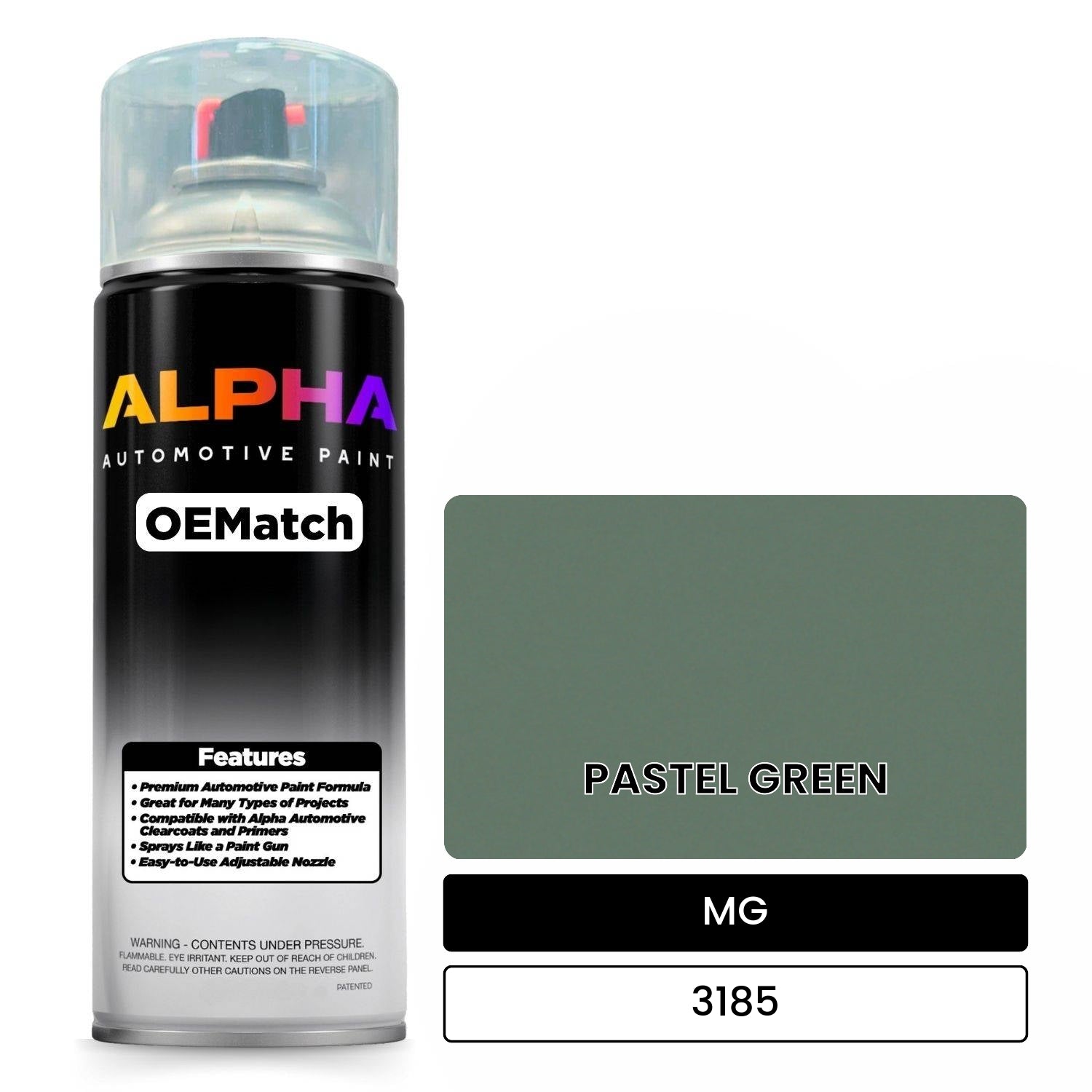 MG PASTEL GREEN 3185 OEMatch Spraycan