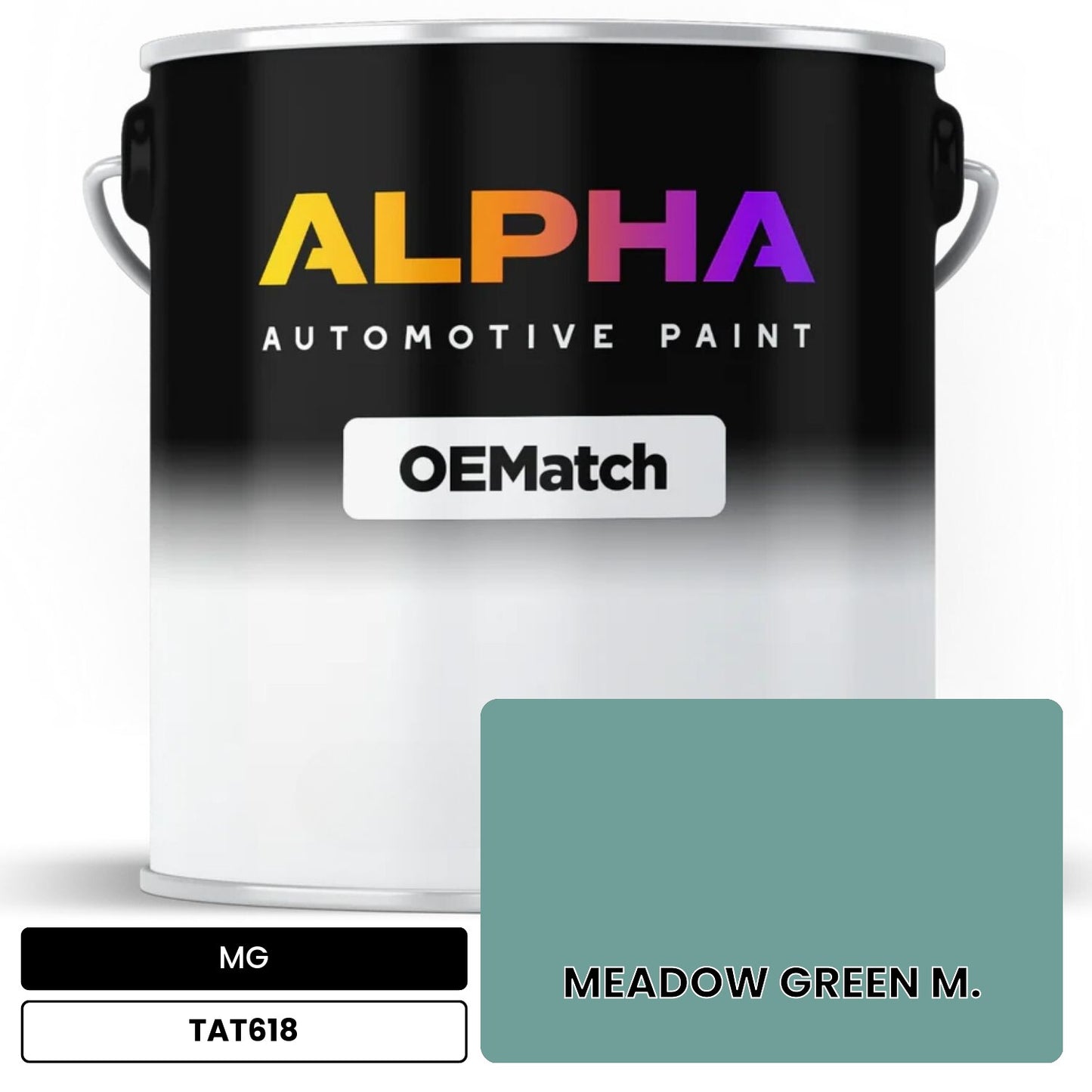 MG MEADOW GREEN M. TAT618 OEMatch Basecoat