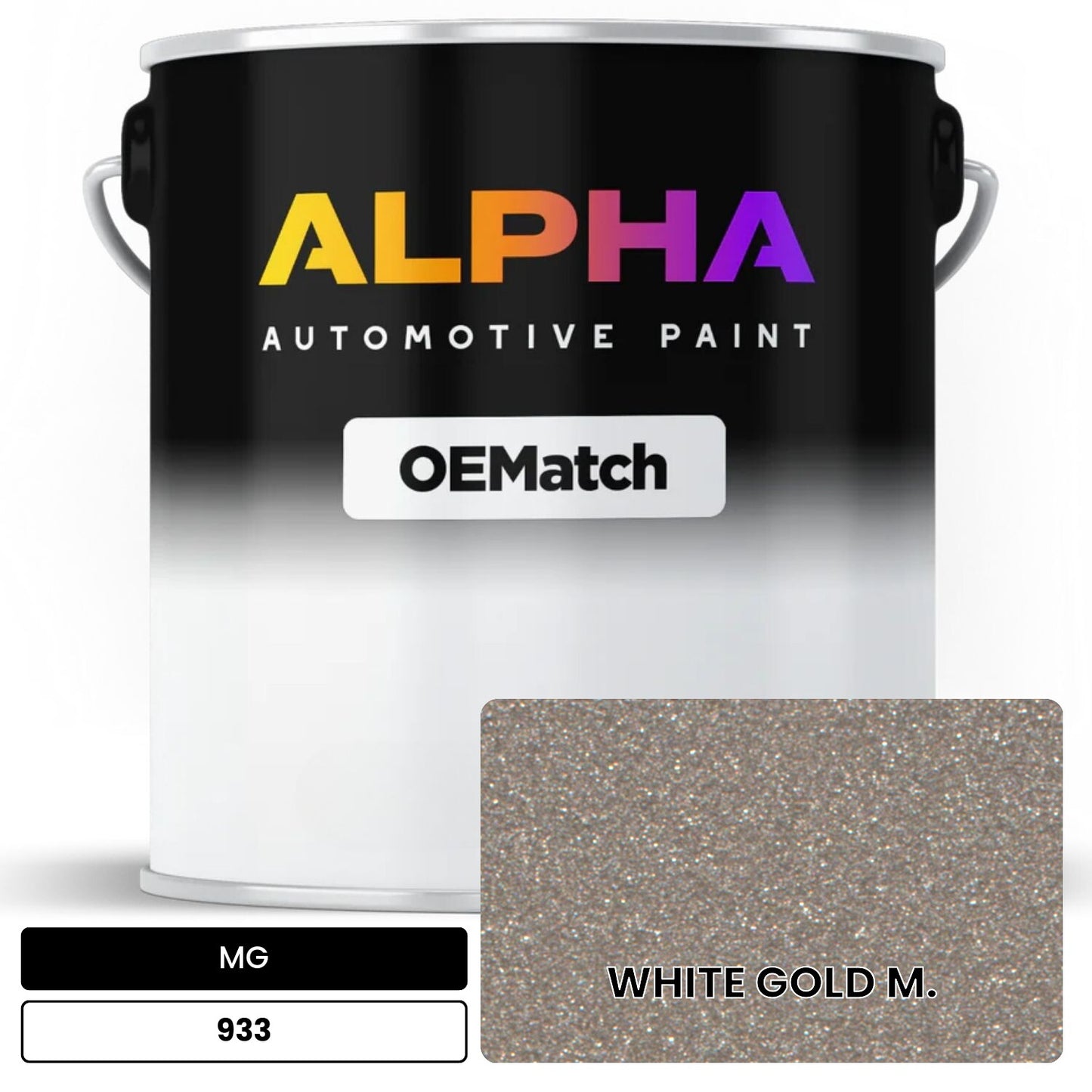 MG WHITE GOLD M. 933 OEMatch Basecoat