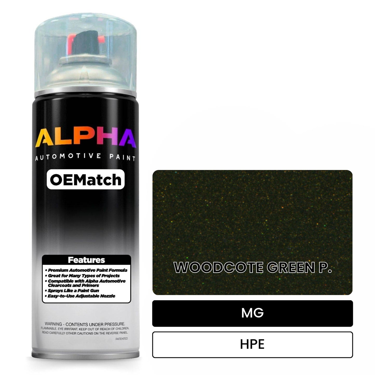 MG WOODCOTE GREEN P. HPE OEMatch Spraycan