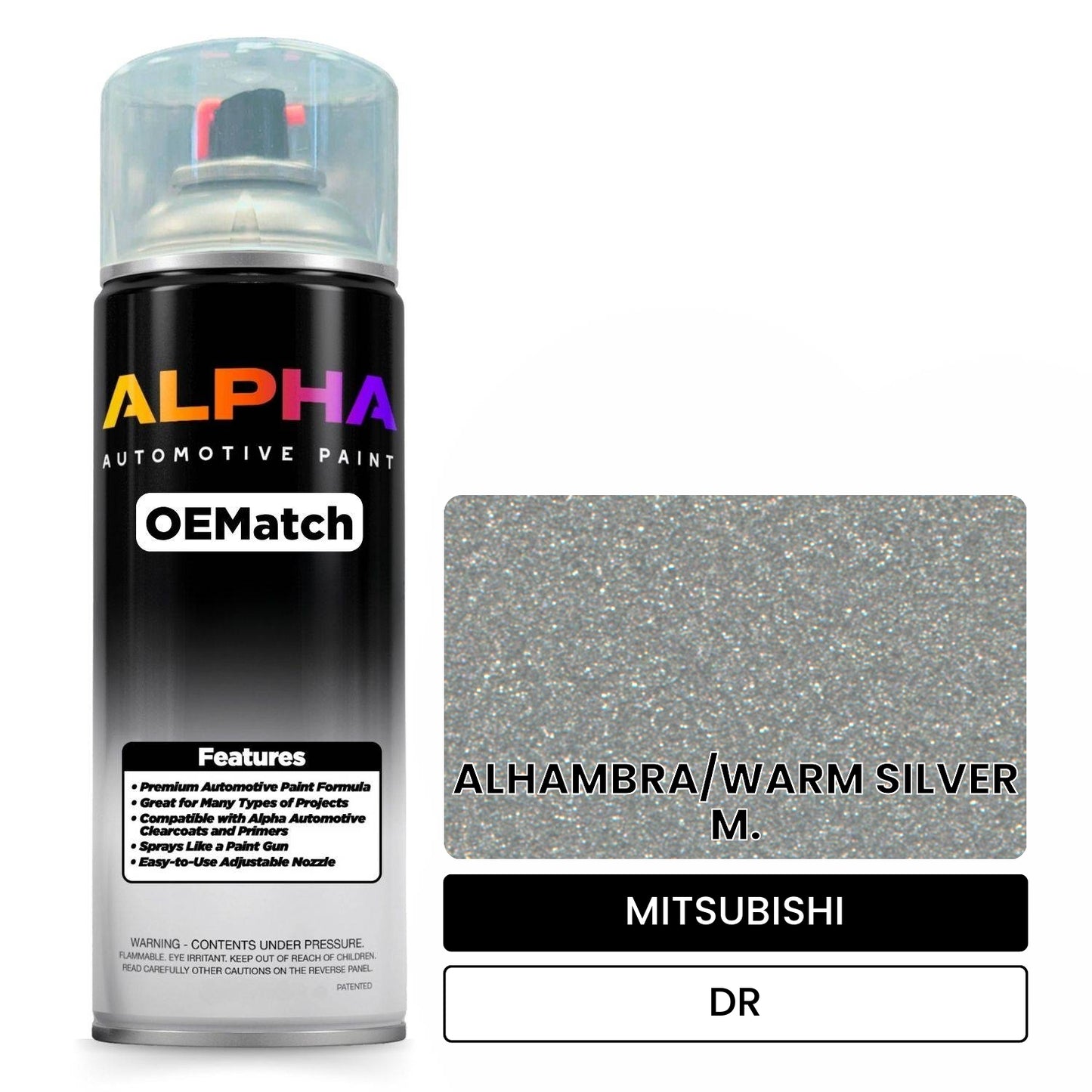 MITSUBISHI ALHAMBRA/WARM SILVER M. DR OEMatch Spraycan