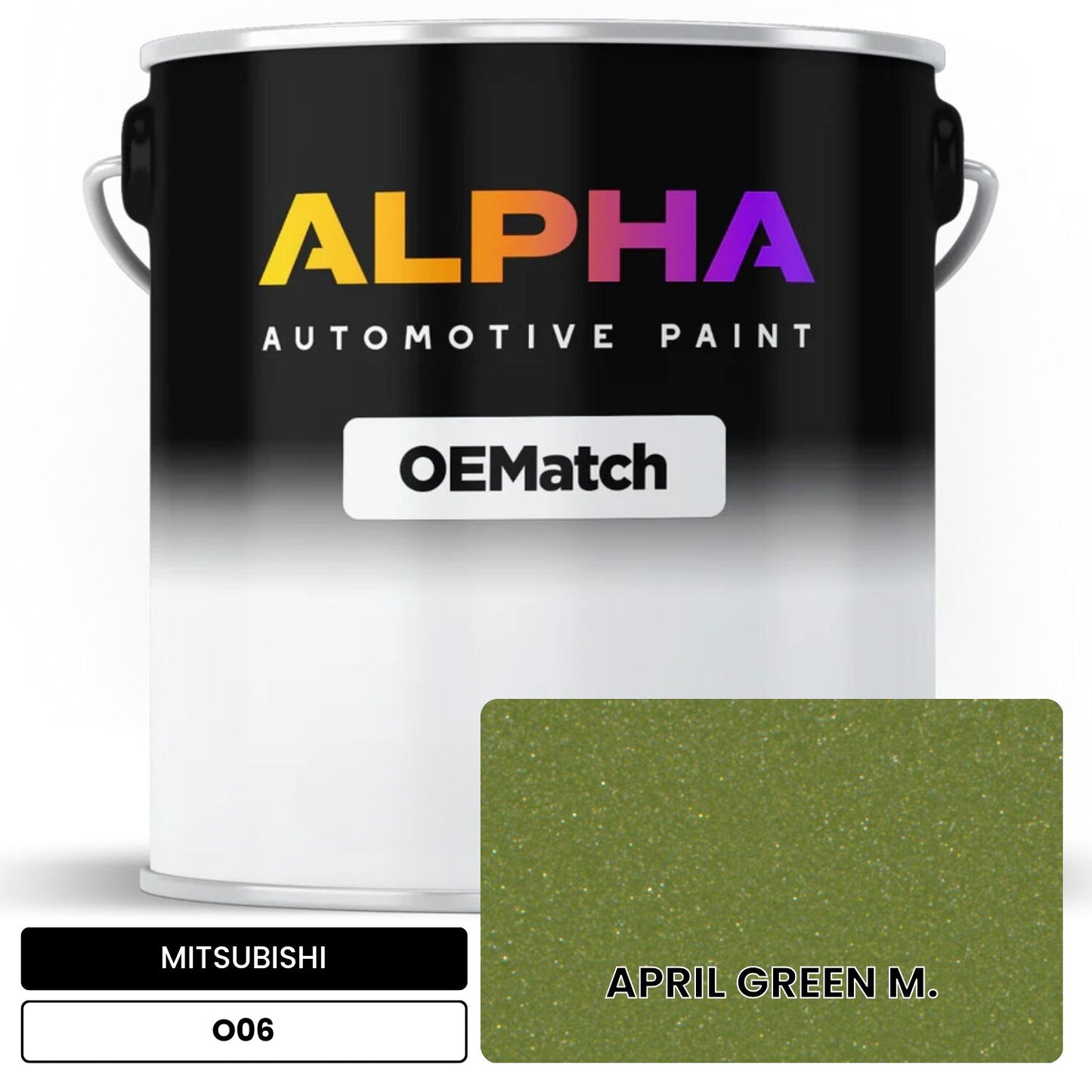 MITSUBISHI APRIL GREEN M. O06 OEMatch Basecoat