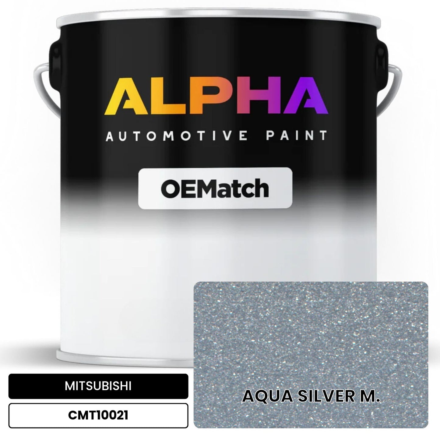 MITSUBISHI AQUA SILVER M. CMT10021 OEMatch Basecoat